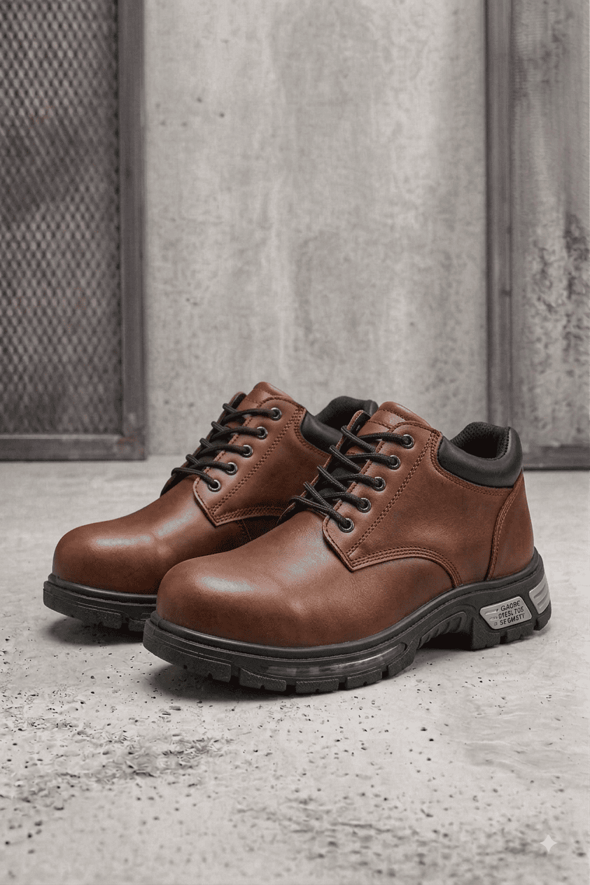 Classic Steel Toe Low Ankle Shoes